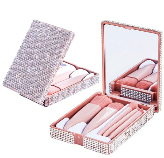 Luxury Portable 5pcs Makeup Brush Set