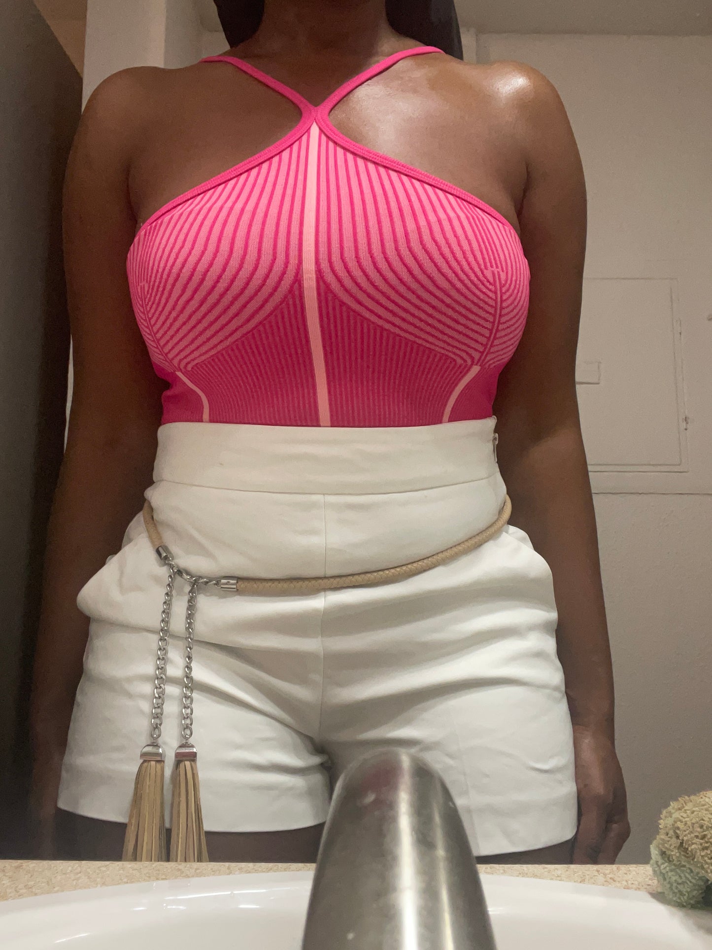 Pink bodysuit